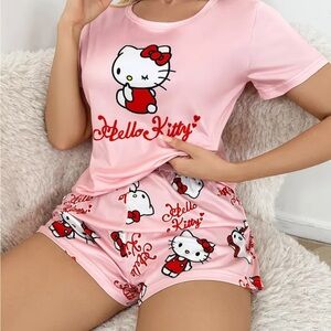 New in the package sanrioHello Kitty Pink Pajama Set